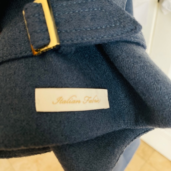 NEW!!!  Ted Baker London Liiliey Boiled Wool Trench Coat TB Size 6  us 16 , XXL - Picture 6 of 8